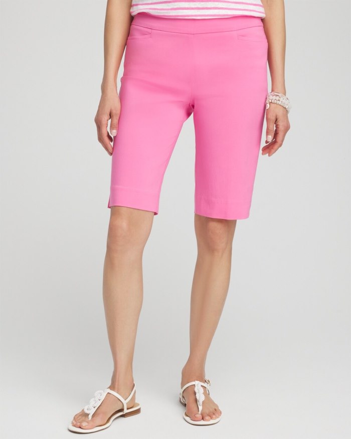 Chicos Brigitte 10" Shorts - DELIGHTFUL PINK