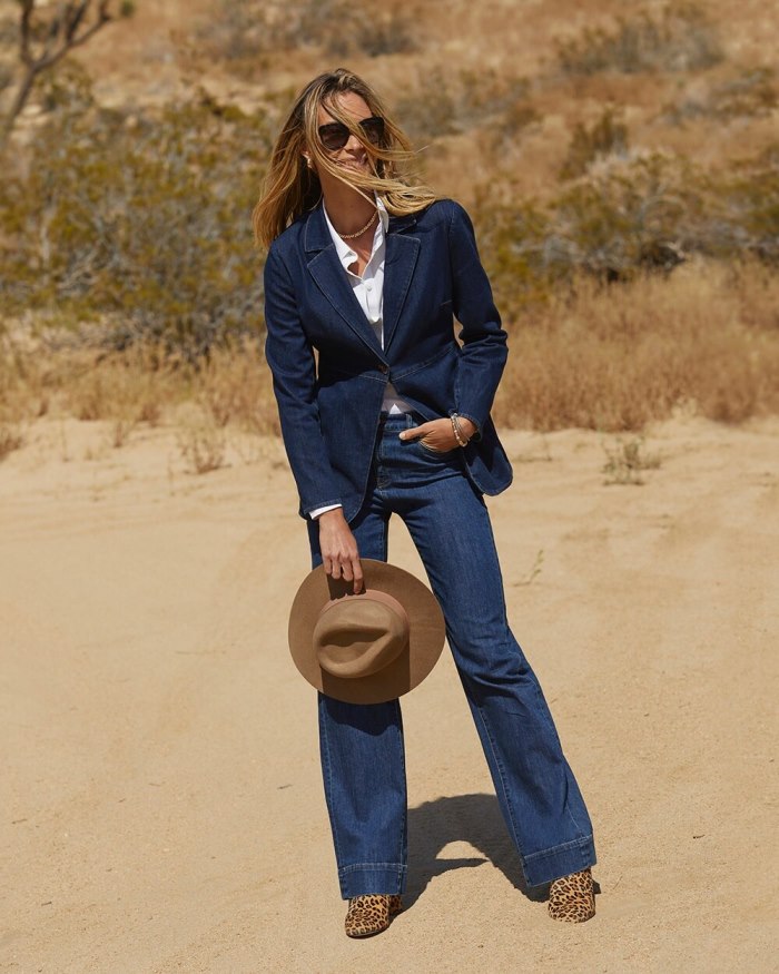Chicos Denim Blazer - Sycamore Indigo