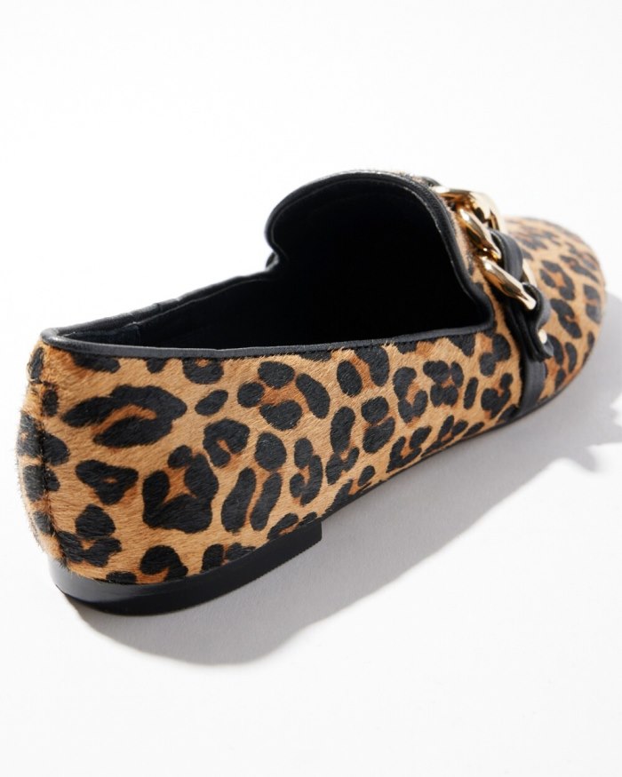 Chicos Animal Print Loafers - Leopard