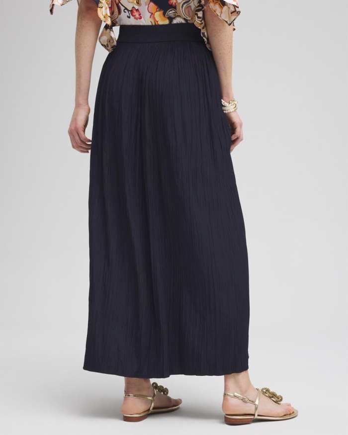 Chicos Pull-on Maxi Skirt - Classic Navy
