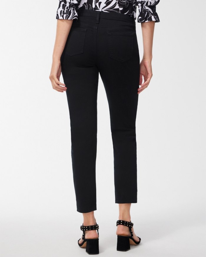 Chicos So Slimming Girlfriend Ankle Jeans - Ambered Olive