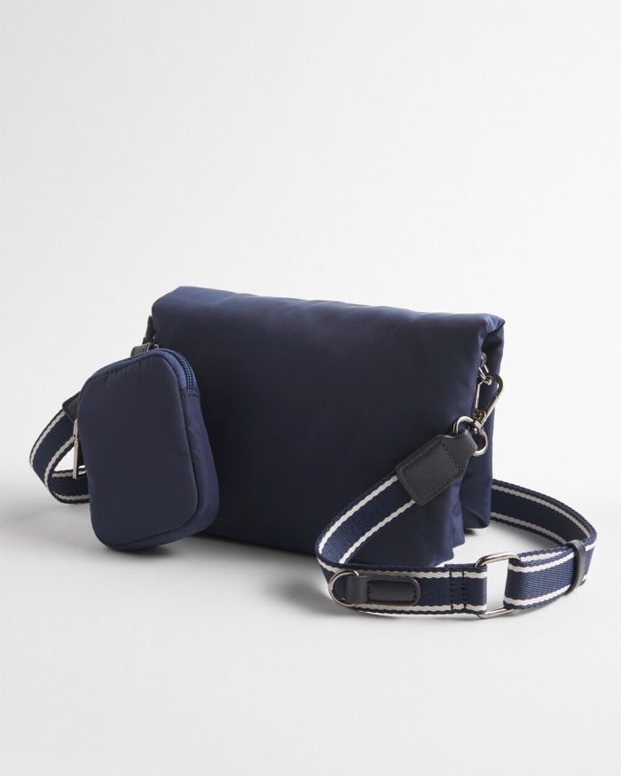 Chicos Mini Puffer Crossbody Bag - Classic Navy