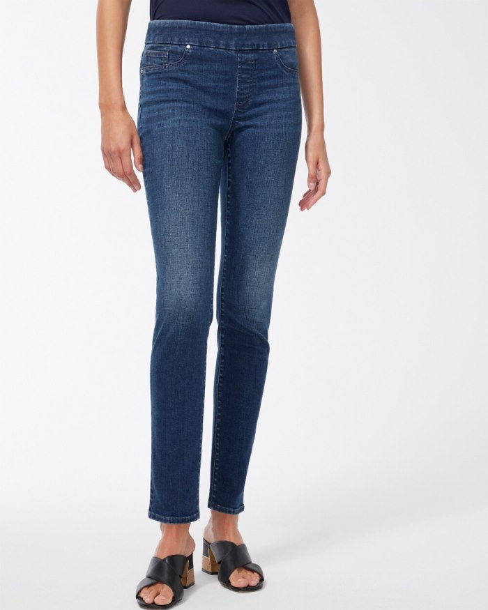 Chicos Pull-On Jeggings - Inverness Indigo