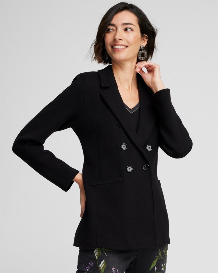 Chicos Black Cardigan Jacket - Black