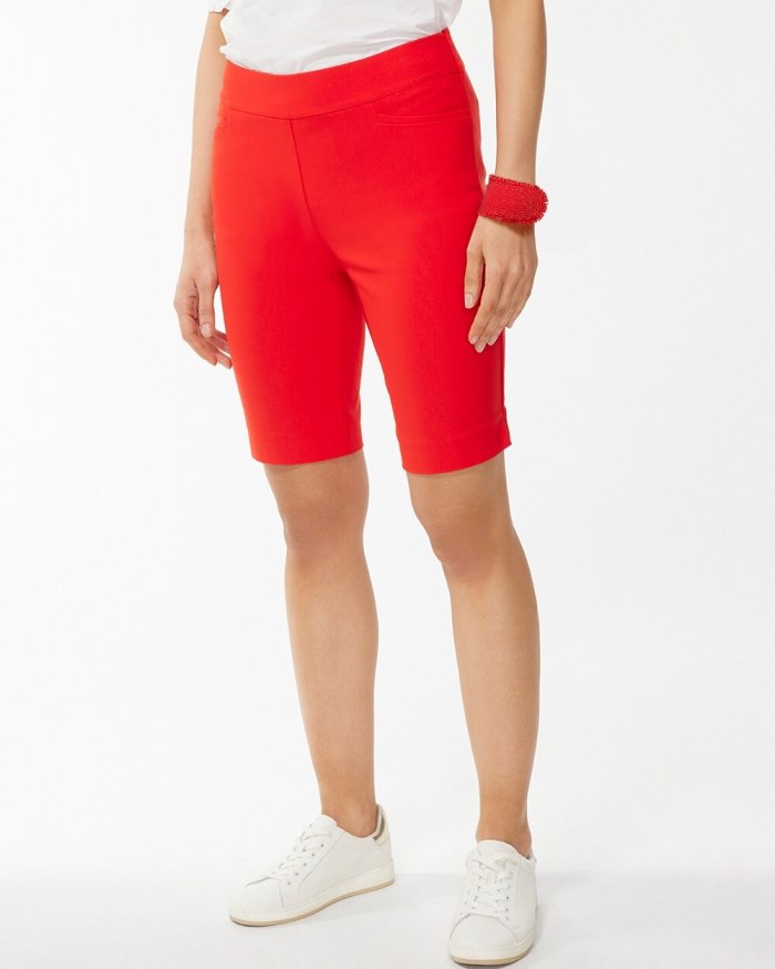 Chicos Brigitte 10" Shorts - Flame Scarlet