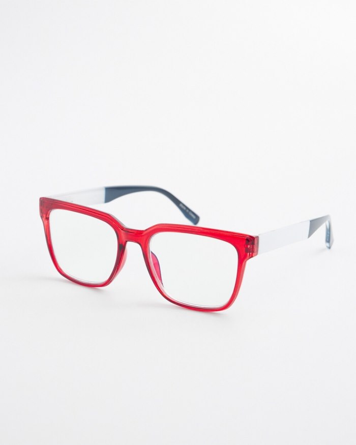 Chicos Americana Square Readers - Bright Red