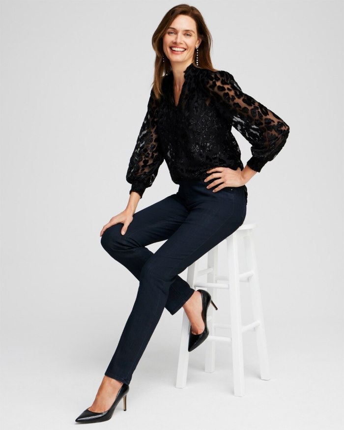 Chicos Girlfriend Jeans - Dorset Street Indigo