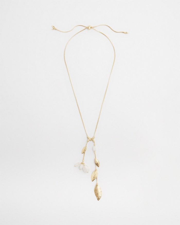 Chicos Adjustable Y-Necklace - Gold