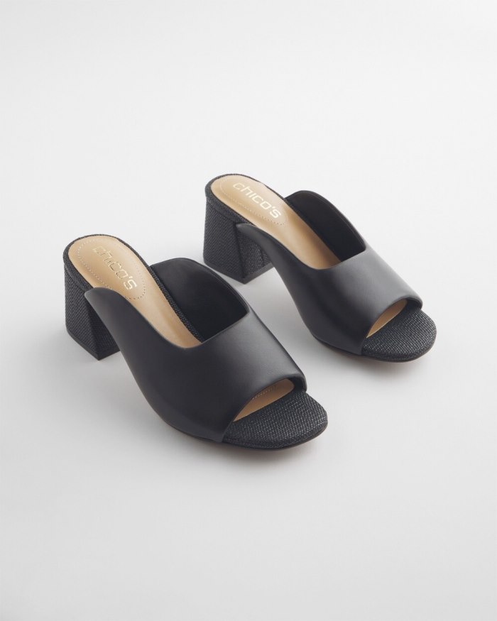 Chicos Black Modern Heels - Black