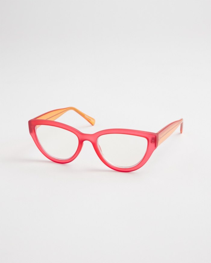 Chicos Orange Cateye Readers - Orange