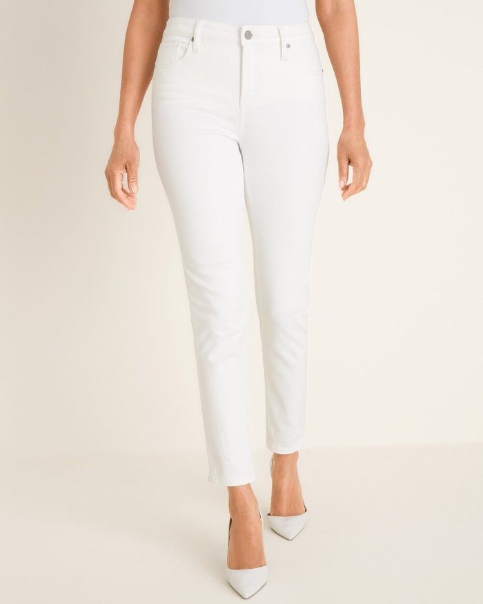 Chicos So Slimming Girlfriend Ankle Jeans - Coconut
