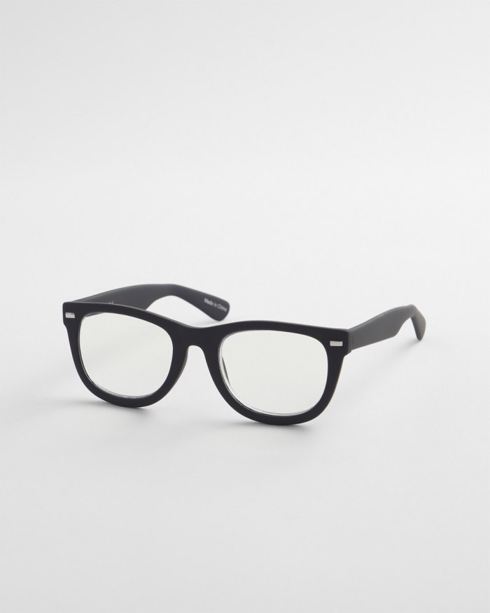 Chicos Matte Black Readers - Black